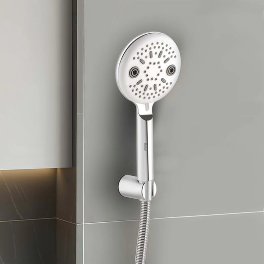 Symbol Triple Flow ABS Hand Shower with 304-grade SS Hose & Hook