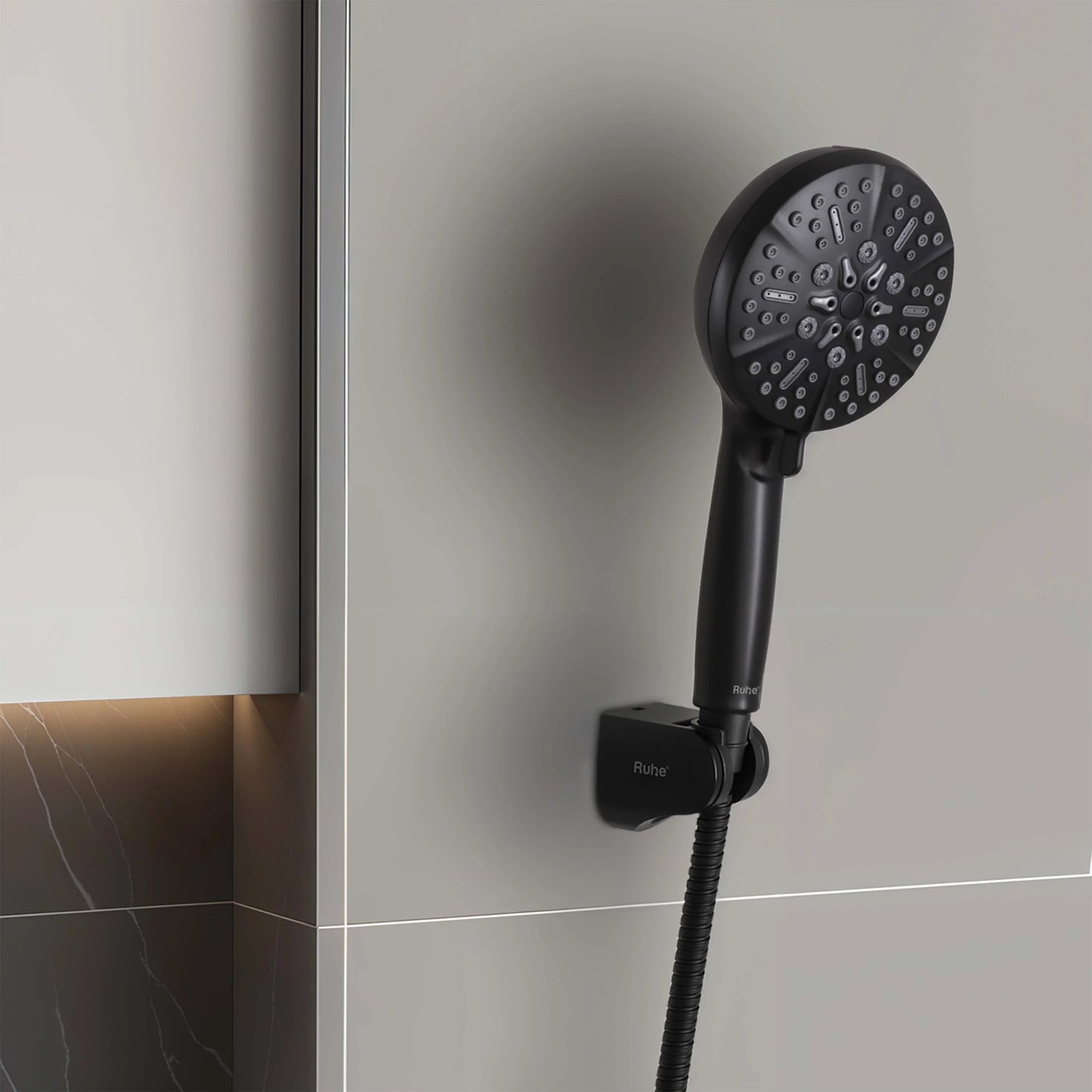 Peak Multiflow Hand Shower with 304-grade SS Hose & Hook