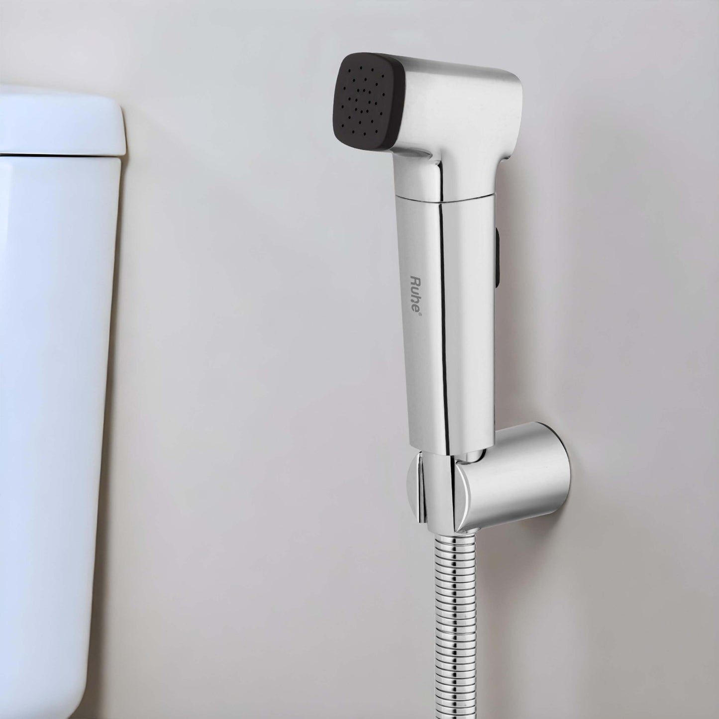 Spin Chrome Health Faucet with 360° Swivel Head and 304-Grade SS Hose & Hook