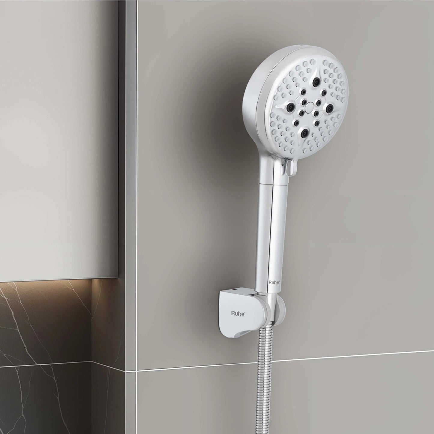 Dawn Multiflow Filter Hand Shower with 304-grade SS Hose & Hook