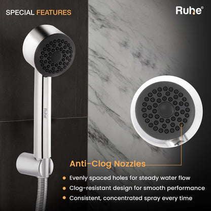 Volt Hand Shower with 304-grade SS Hose & Hook