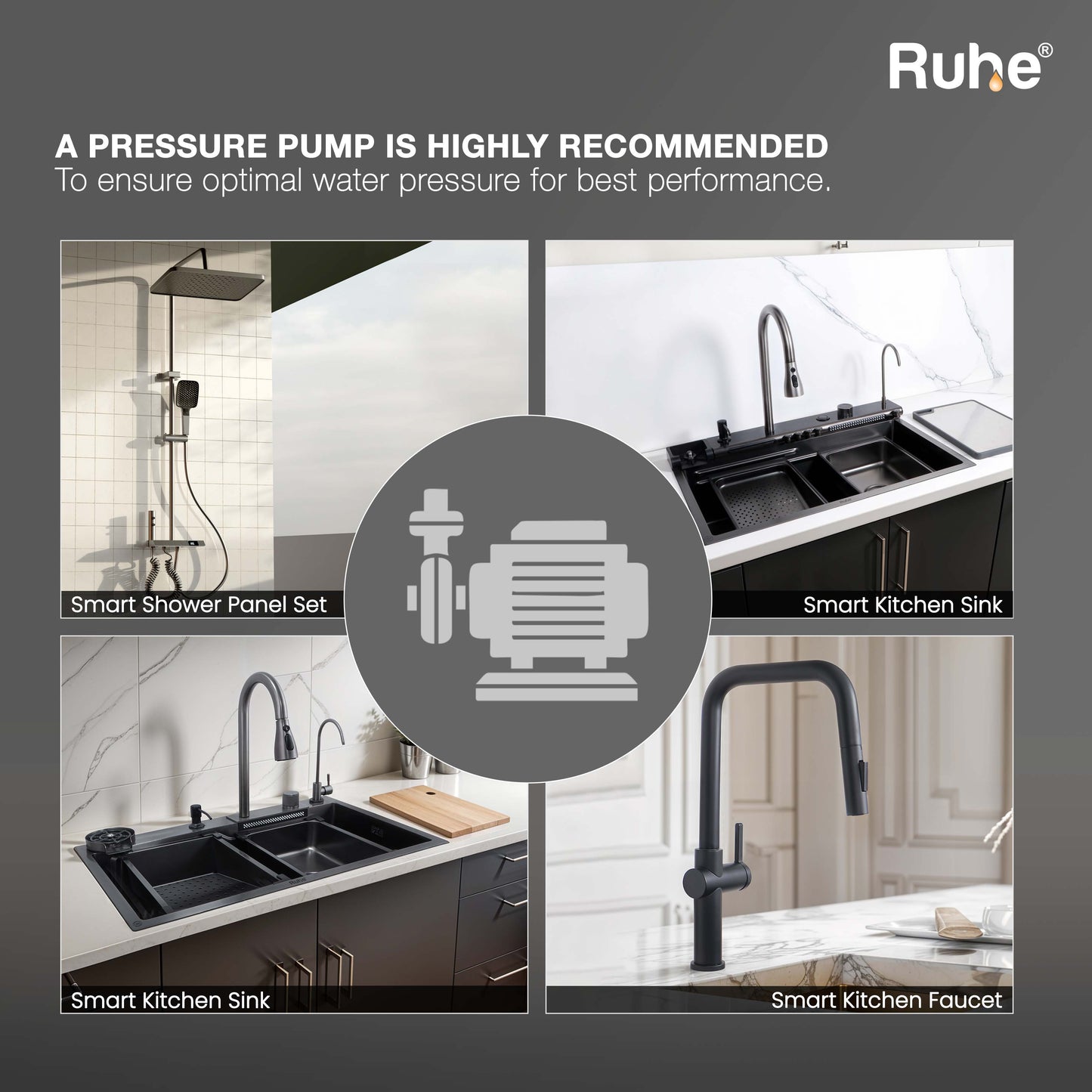 Ripple Smart Shower Panel Set