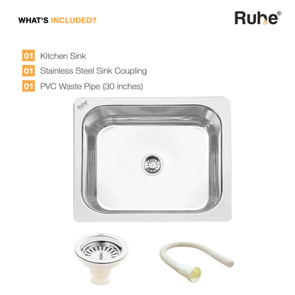 Single Bowl Kitchen Sink (27 x 21 x 9 Inches), What's Included