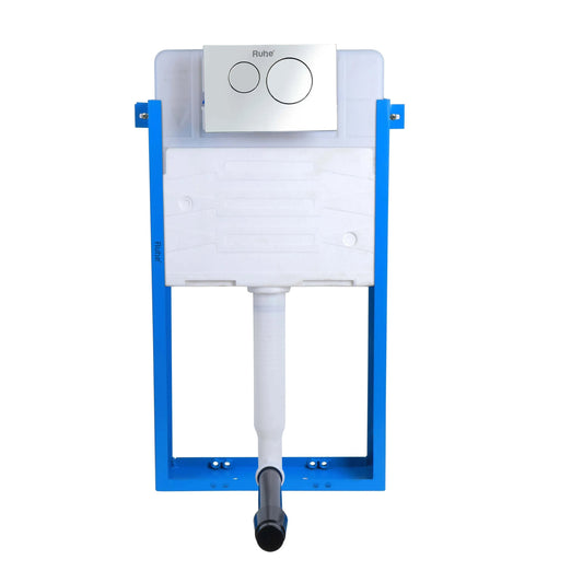 Pneumatic Concealed Cistern for Western Commode with Half Frame