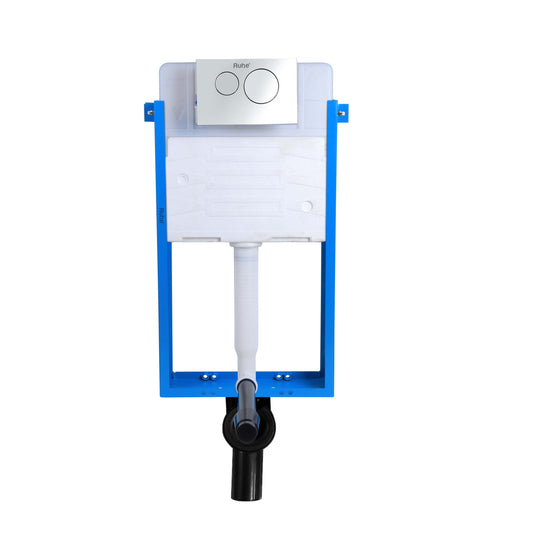 Pneumatic Concealed Cistern for Western Commode with Half Frame