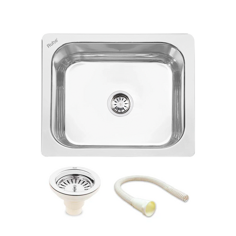 Single Bowl Kitchen Sink (24 x 18 x 9 Inches)