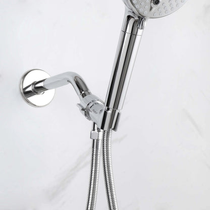 Duplex Hand Shower Holder with Adjustable Connector