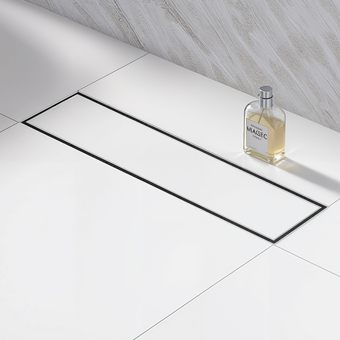 Tile-Insert Shower Drain Channel (4 Inches)