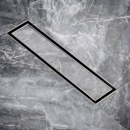 Tile-Insert Shower Drain Channel (3 Inches)
