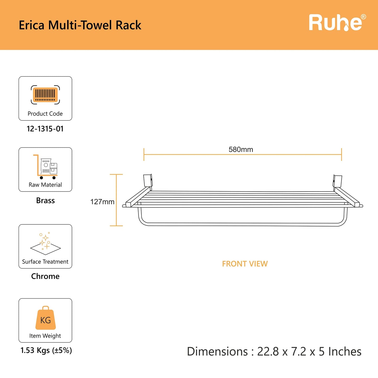 Erica Multi-Towel Rack