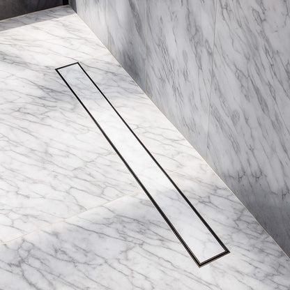 Tile-Insert Shower Drain Channel (2 Inches)