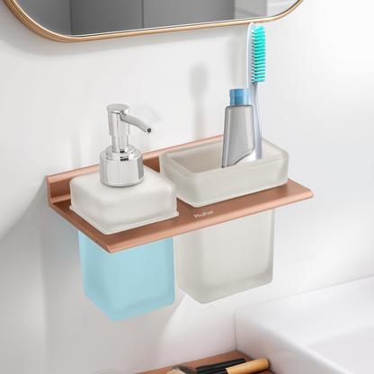 Ember Soap Dispenser With Tumbler Holder