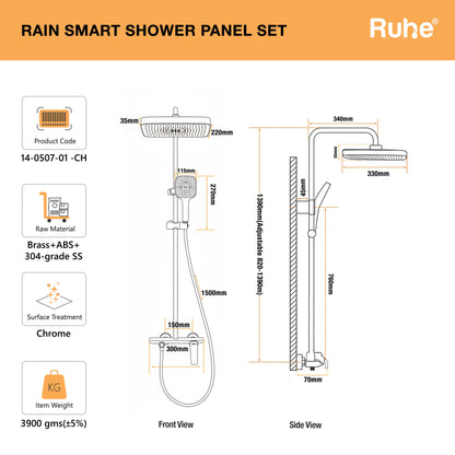 Rain Smart Shower Panel Set