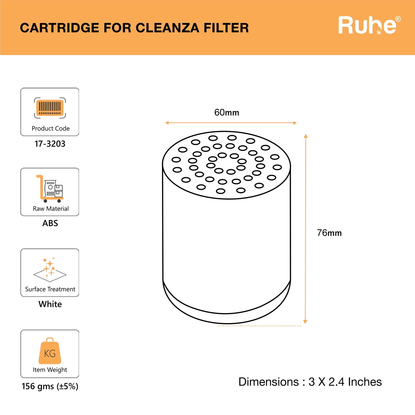 Cartridge for Cleanza Filter