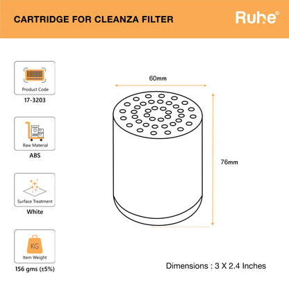 Cartridge for Cleanza Filter