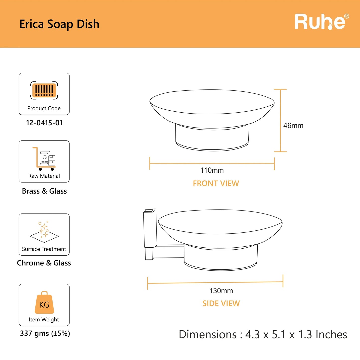 Erica Soap Dish