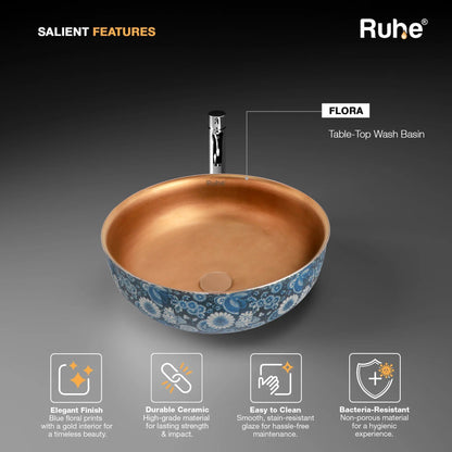 Flora Table Top Wash Basin (Features)
