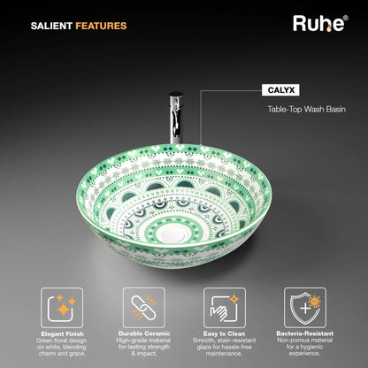 JCalyx Table Top Wash Basin (Features)