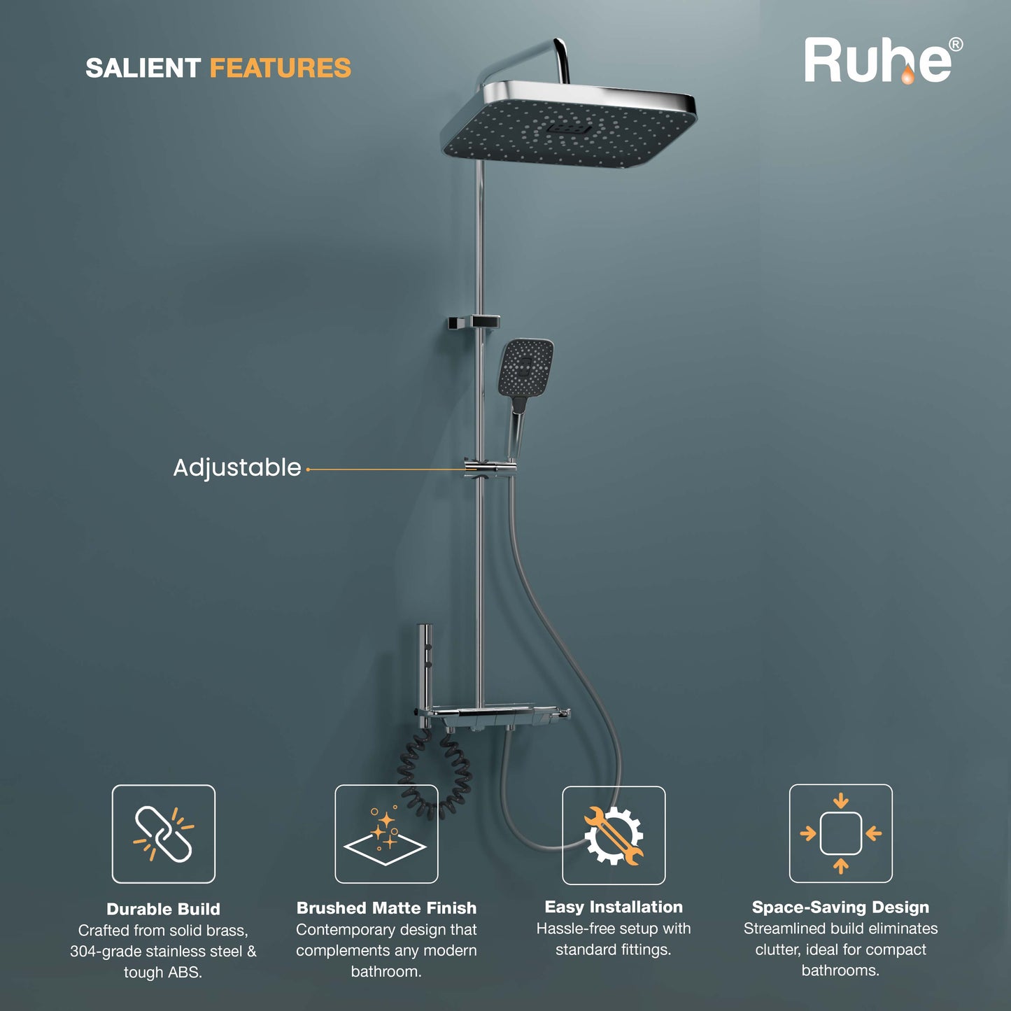Ripple Smart Shower Panel Set
