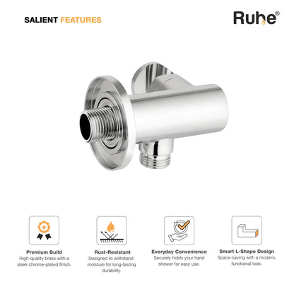 Turn Adjustable Hand Shower Holder with Connector
