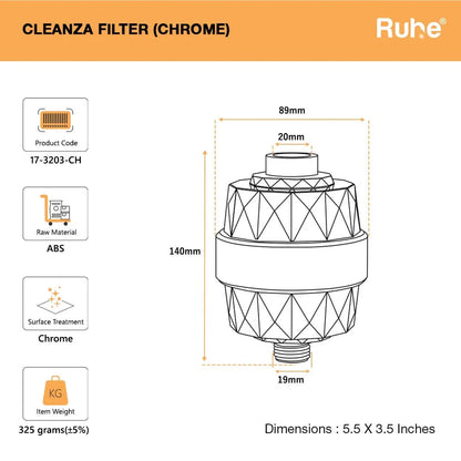 Cleanza Tap and Shower Filter for Hard Water