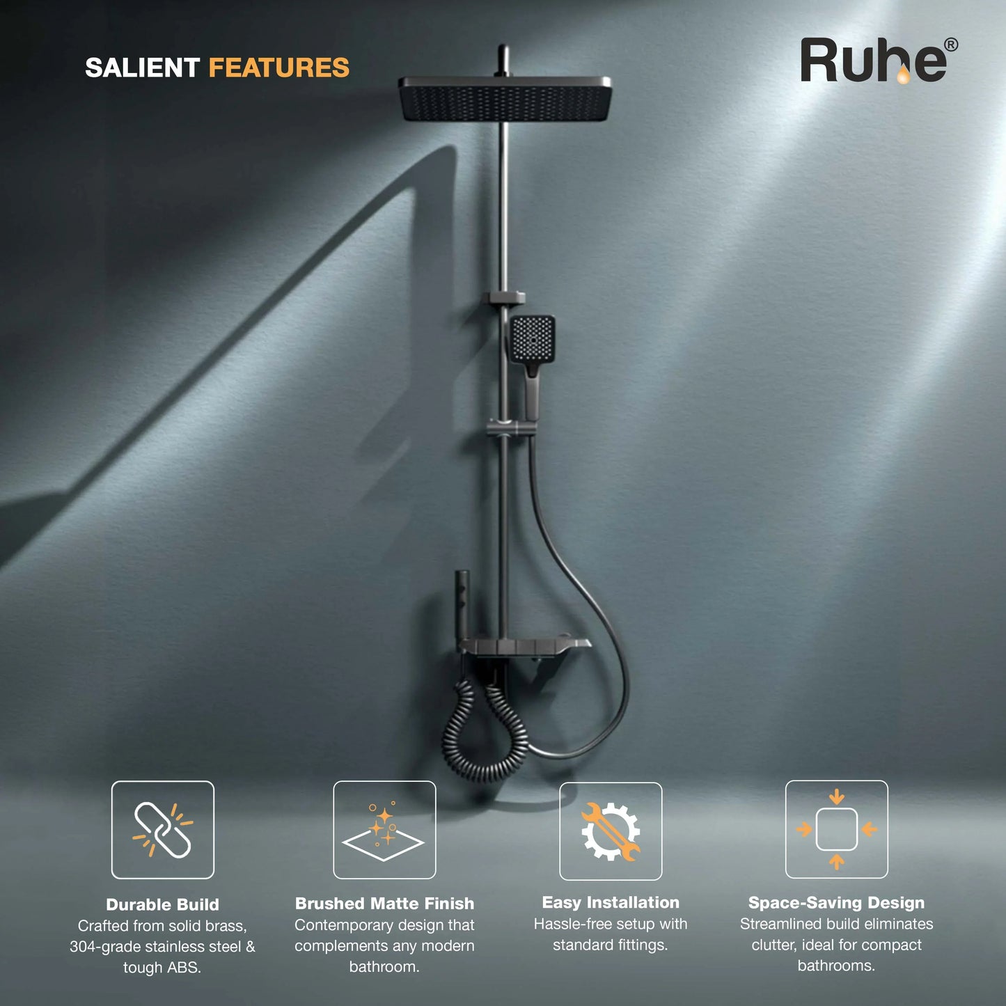 Drizzle Smart Shower Panel Set
