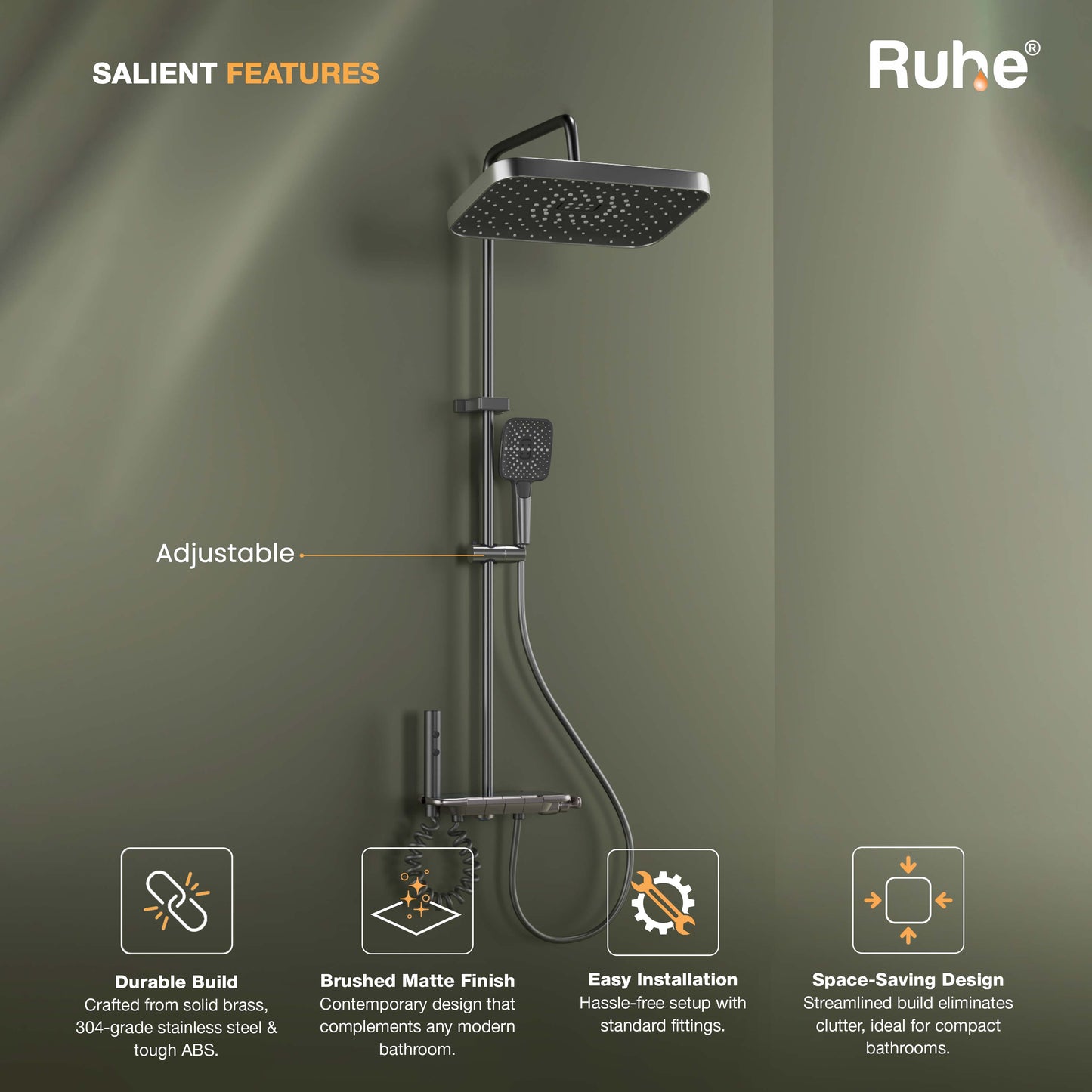 Ripple Smart Shower Panel Set