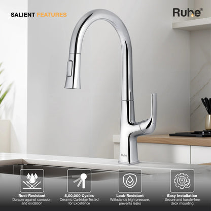 Spring Dual Flow Pull-out Kitchen Mixer Faucet