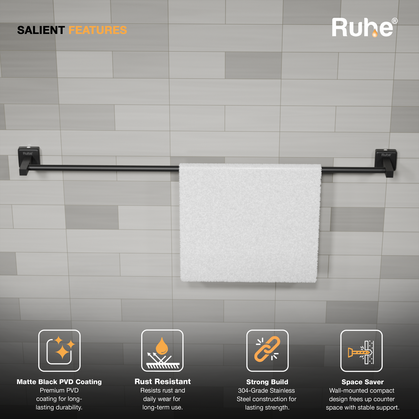 Canis Towel Rod