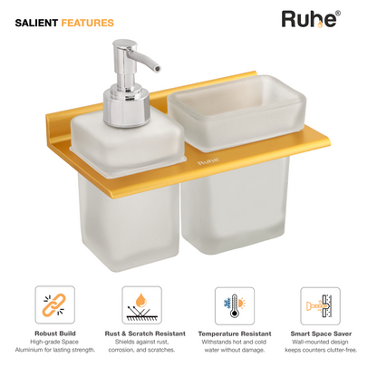 Ember Soap Dispenser With Tumbler Holder