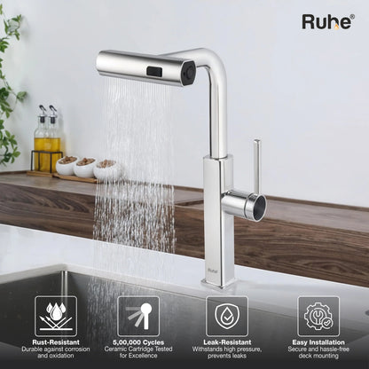 Arrow Triple Flow Pull-Out Kitchen Mixer Faucet