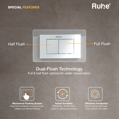 Mechanical Concealed Cistern for Western Commode with Full Frame