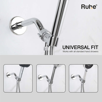 Duplex Hand Shower Holder with Adjustable Connector