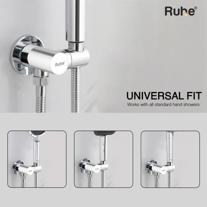 Turn Adjustable Hand Shower Holder with Connector