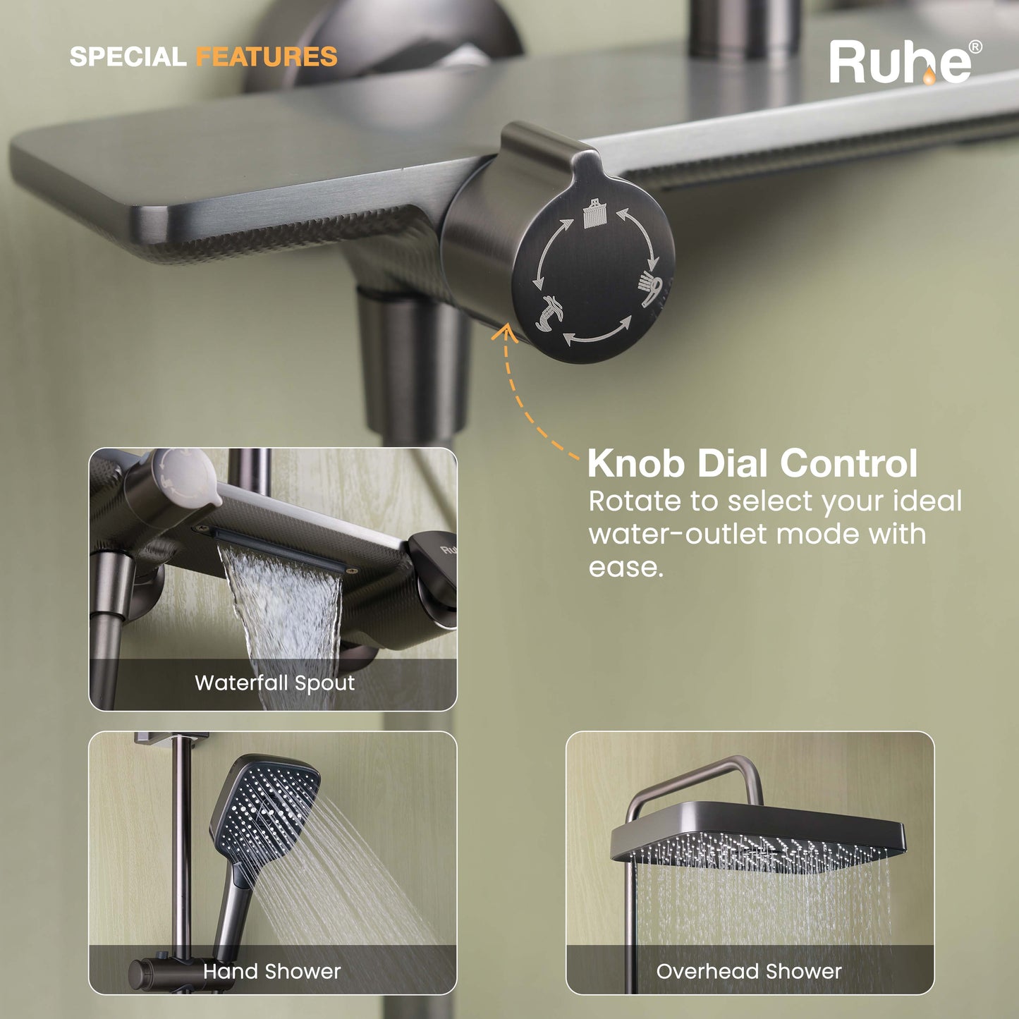 Rain Smart Shower Panel Set