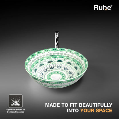 Calyx Table Top Wash Basin (depth)