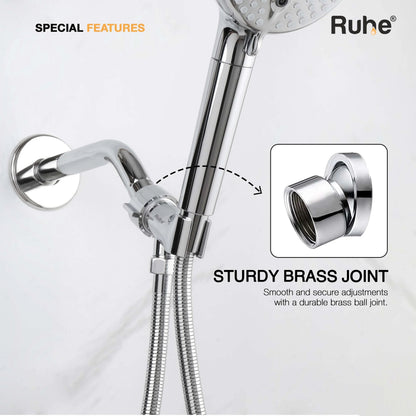 Duplex Hand Shower Holder with Adjustable Connector