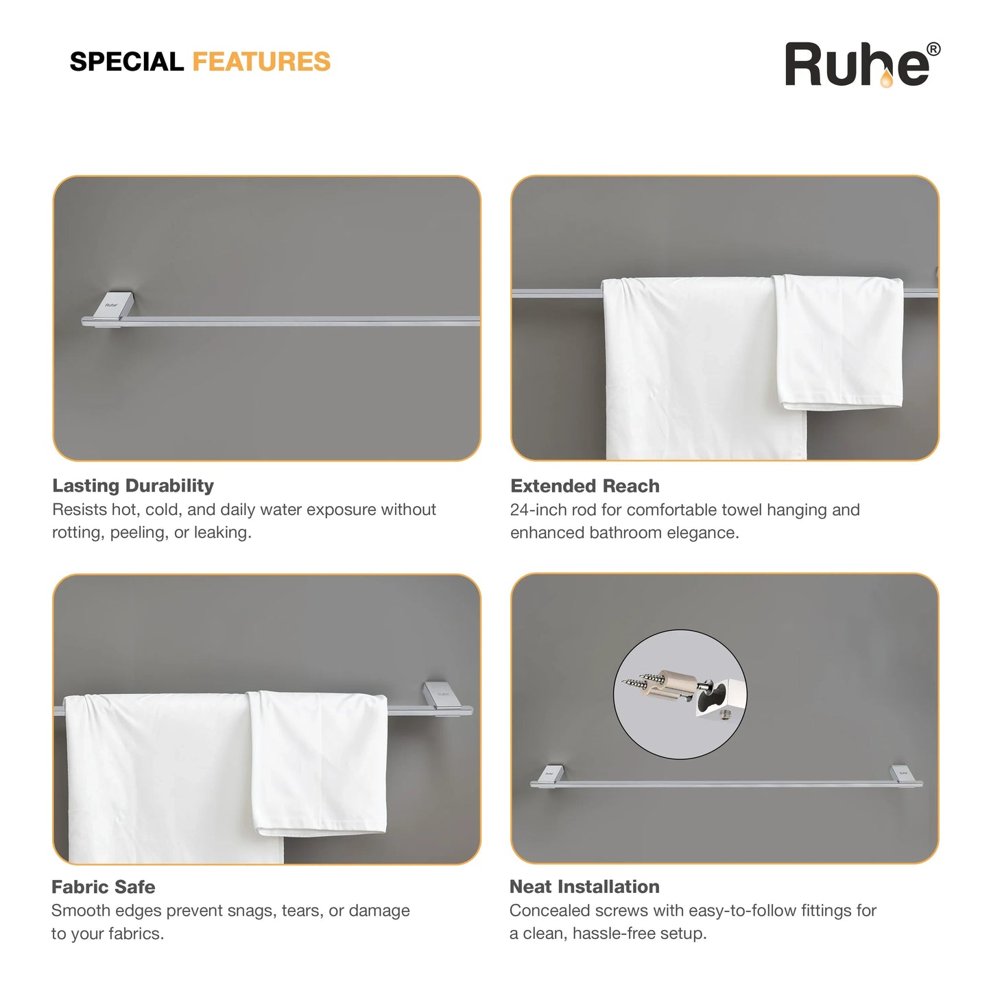 Aurum Towel Rod