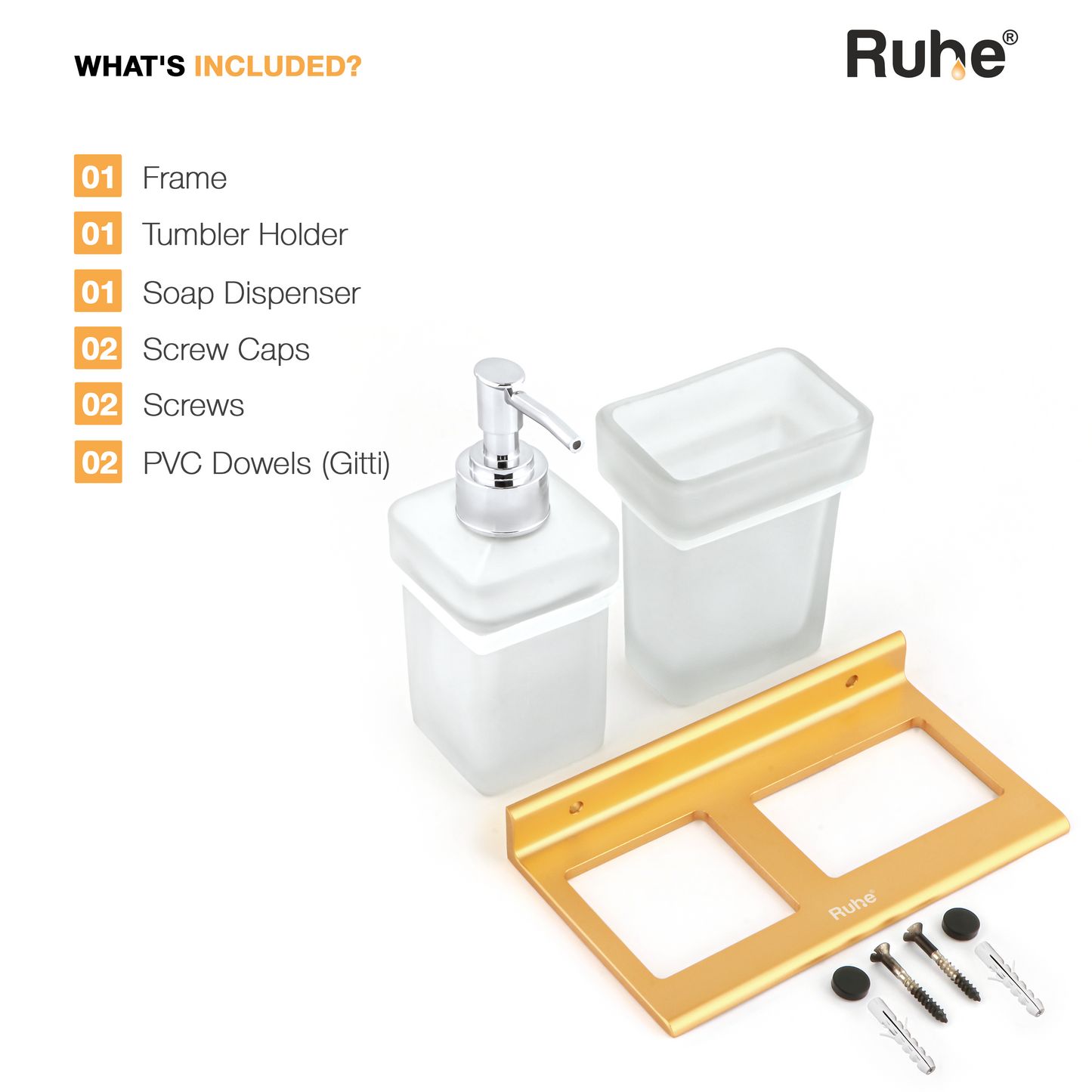 Ember Soap Dispenser With Tumbler Holder