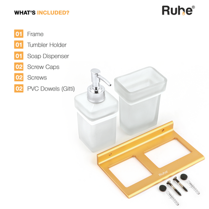 Ember Soap Dispenser With Tumbler Holder