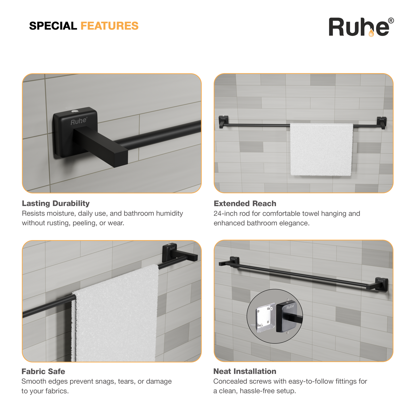 Canis Towel Rod