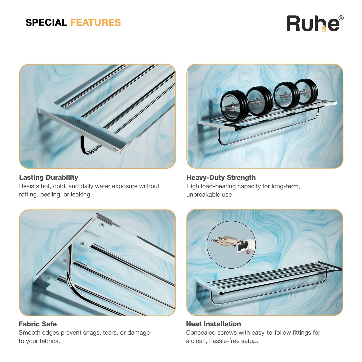 Aurum Multi-Towel Rack (24 inches)