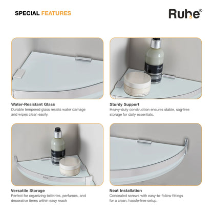 Vetra Glass Shelf Corner
