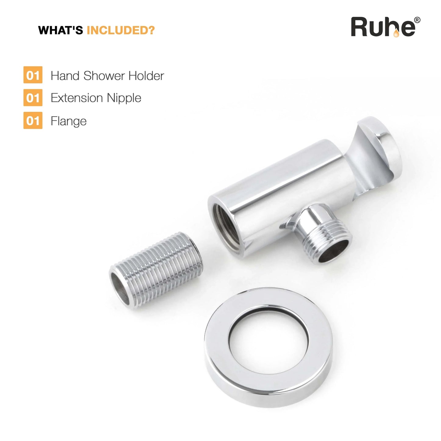 Round Hand Shower Holder with Connector