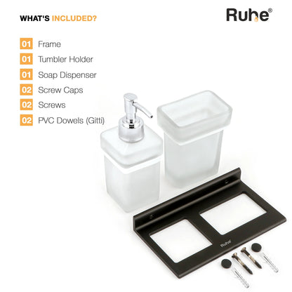 Ember Soap Dispenser With Tumbler Holder