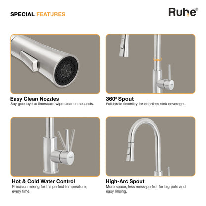 Kara Dual Flow Pull-out Kitchen Mixer Faucet