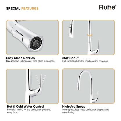Spring Dual Flow Pull-out Kitchen Mixer Faucet