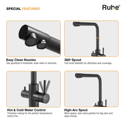 Trim Kitchen Mixer Faucet with RO Water Tap
