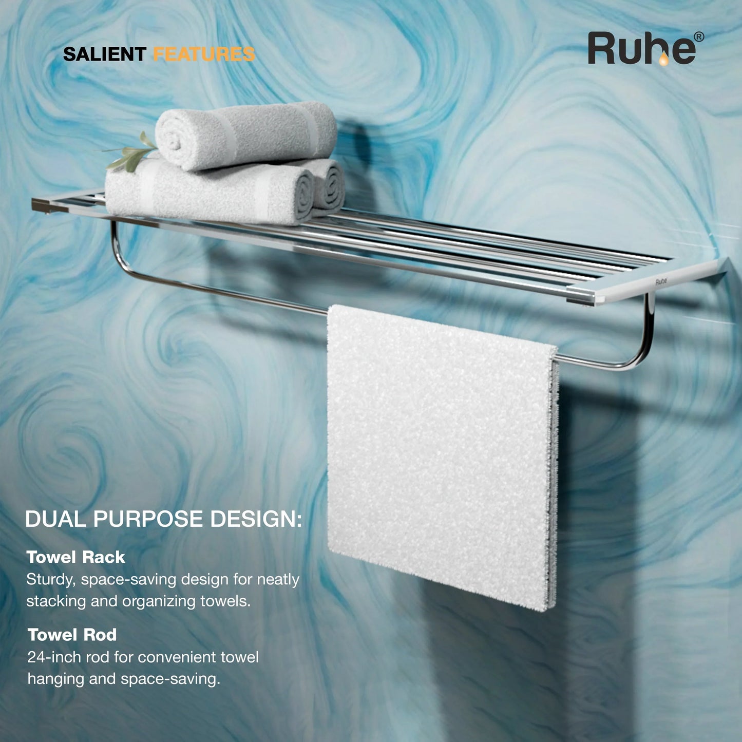 Aurum Multi-Towel Rack (24 inches)