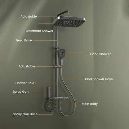 Ripple Smart Shower Panel Set